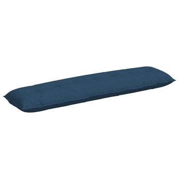 vidaXL Μαξιλάρι Πλάτης Μπλε 200 x 19 x 50 εκ ύφασμα