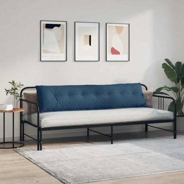 vidaXL Μαξιλάρι Πλάτης Μπλε 200 x 19 x 50 εκ ύφασμα