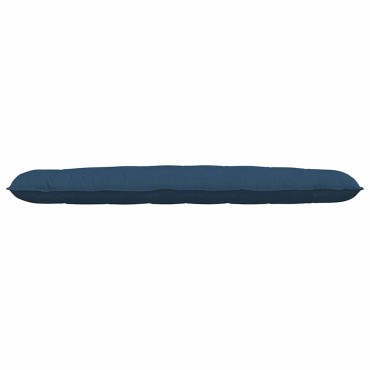 vidaXL Μαξιλάρι Πλάτης Μπλε 200 x 19 x 50 εκ ύφασμα