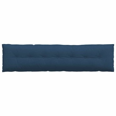 vidaXL Μαξιλάρι Πλάτης Μπλε 200 x 19 x 50 εκ ύφασμα