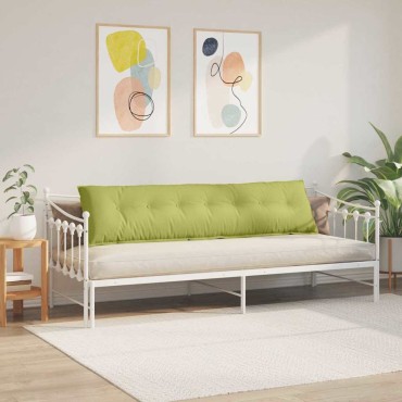 vidaXL Μαξιλάρι Πλάτης Ανοιχτό Πράσινο 200 x 19 x 50 εκ ύφασμα