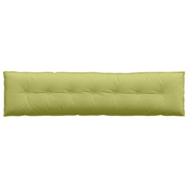vidaXL Μαξιλάρι Πλάτης Ανοιχτό Πράσινο 200 x 19 x 50 εκ ύφασμα