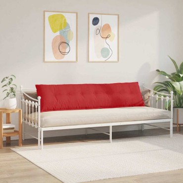 vidaXL Μαξιλάρι Πλάτης Κόκκινο 200 x 19 x 50 εκ ύφασμα