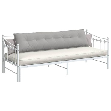 vidaXL Μαξιλάρι Πλάτης Σκίουρος Γκρί 200 x 19 x 50 εκ ύφασμα