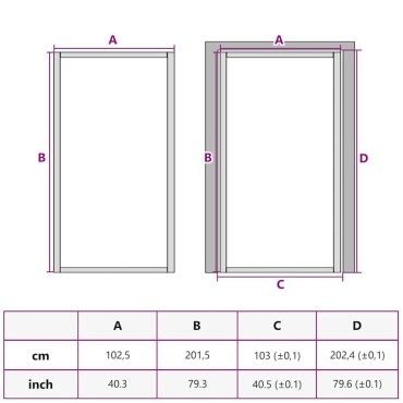 vidaXL Πόρτα Σπιτιού 102 x 201,5 x 3,5 εκ