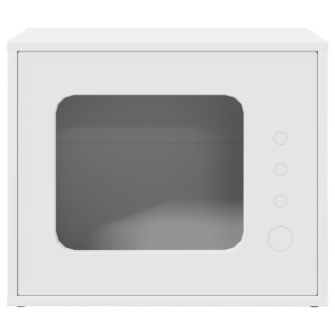 vidaXL Σπίτι Γάτας Λευκό 51 x 30 x 42,5 εκ Επεξεργασμένο Ξύλο