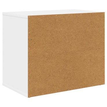 vidaXL Σπίτι Γάτας Λευκό 51 x 30 x 42,5 εκ Επεξεργασμένο Ξύλο