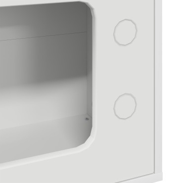 vidaXL Σπίτι Γάτας Λευκό 51 x 30 x 52 εκ. Επεξεργασμένο Ξύλο