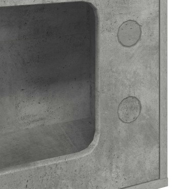 vidaXL Σπίτι Γάτας Σκυρόδεμα 51 x 30 x 52 εκ. Επεξεργασμένο Ξύλο