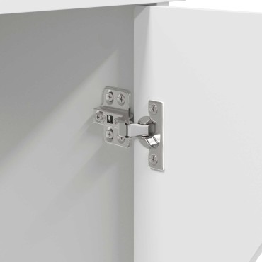 vidaXL Σπίτι Γάτας Λευκό 53 x 52 x 62 εκ Επεξεργασμένο Ξύλο