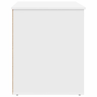 vidaXL Σπίτι Γάτας Λευκό 53 x 52 x 62 εκ Επεξεργασμένο Ξύλο