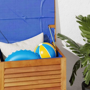 vidaXL Μπαούλο Αποθήκευσης Κήπου 60x50x56cm από Μασίφ Ξύλο Ακακίας 1 τεμ.