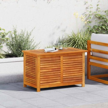 vidaXL Μπαούλο Αποθήκευσης Κήπου 90x50x56cm από Μασίφ Ξύλο Ακακίας 1 τεμ.