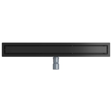 vidaXL Σιφόνι ντους 2-σε-1 με 360° σιφόνι Μαύρο 80 cm