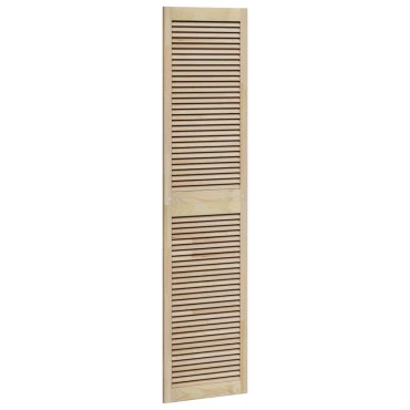 vidaXL Πόρτα Ντουλάπας με πόρτα 2 τεμ. Φυσικό 201 x 49,5 εκ