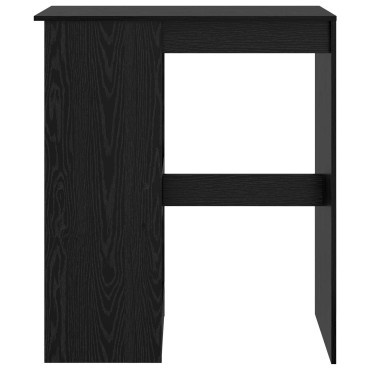 vidaXL Τραπέζι μπαρ 90x47.5x103.5cm Επεξεργασμένο Ξύλο Μαύρη Οξυά 1 τεμ.