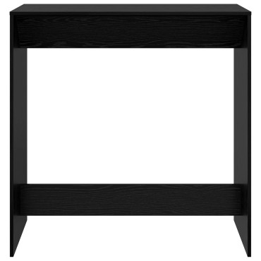 vidaXL Τραπέζι μπαρ 102x50x103,5cm Επεξεργασμένο Ξύλο Μαύρη Οξυά 1 τεμ.