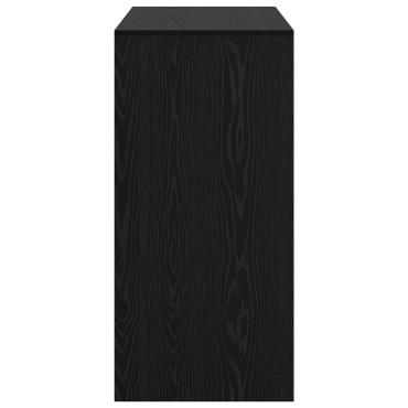 vidaXL Τραπέζι μπαρ 102x50x103,5cm Επεξεργασμένο Ξύλο Μαύρη Οξυά 1 τεμ.