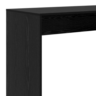 vidaXL Τραπέζι μπαρ 102x50x103,5cm Επεξεργασμένο Ξύλο Μαύρη Οξυά 1 τεμ.