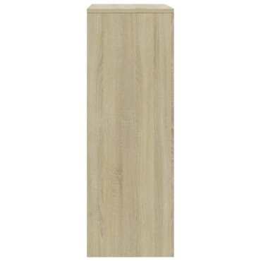 vidaXL Συρταριέρα με 6 Συρτάρια Sonoma Δρυς 50x34x96cm Επεξ. Ξύλο 1 τεμ.