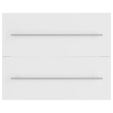 vidaXL Ντουλάπι Νιπτήρα Λευκό 60x38,5x48cm από Επεξ. Ξύλο 1 τεμ.