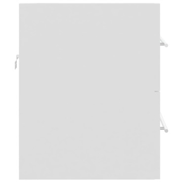 vidaXL Ντουλάπι Νιπτήρα Λευκό 60x38,5x48cm από Επεξ. Ξύλο 1 τεμ.