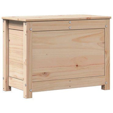 vidaXL Κουτί Αποθήκευσης 60x32x45,5cm από Μασίφ Ξύλο Πεύκου 1 τεμ.