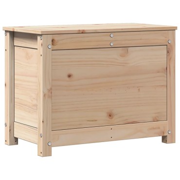 vidaXL Κουτί Αποθήκευσης 60x32x45,5cm από Μασίφ Ξύλο Πεύκου 1 τεμ.