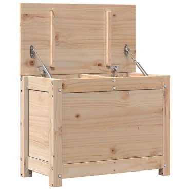 vidaXL Κουτί Αποθήκευσης 60x32x45,5cm από Μασίφ Ξύλο Πεύκου 1 τεμ.