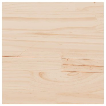 vidaXL Επιφάνεια Τραπεζιού Τετράγωνη 50x50x2,5cm Μασίφ Ξύλο Πεύκου 1 τεμ.