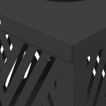 vidaXL Ηλιακό LED Φως Δρόμου 2 τμχ. Θερμό λευκό 18 x 18 x 50 εκ.