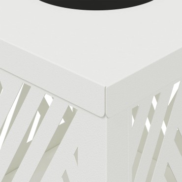 vidaXL Ηλιακό LED Φως Δρόμου 2 τμχ. Θερμό λευκό 18 x 18 x 80 εκ.