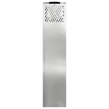vidaXL Ηλιακό LED Φως Δρόμου 2 τμχ. Θερμό λευκό 18 x 18 x 80 εκ.