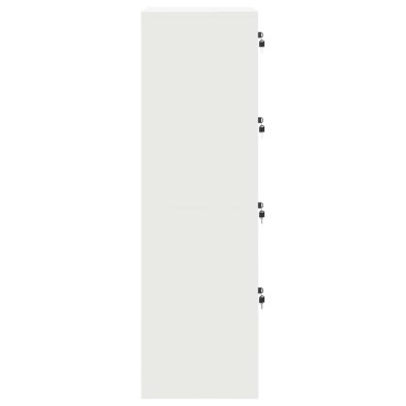 vidaXL Ντουλάπα Αρχείων Μαύρο 45,5x42x139cm Ψυχρής Έλασης Χάλυβας 1 τεμ.