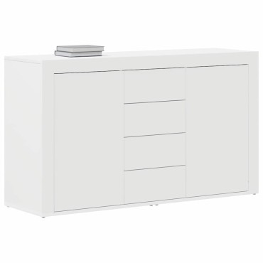 vidaXL Πλαϊνό γραφείο Λευκό 120x36x69cm Επεξεργασμένο Ξύλο 1 τεμ.