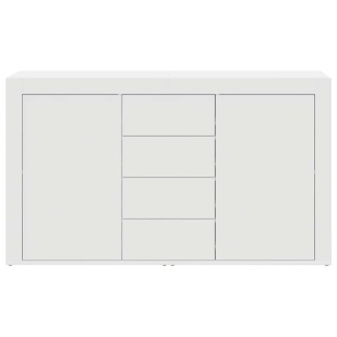 vidaXL Πλαϊνό γραφείο Λευκό 120x36x69cm Επεξεργασμένο Ξύλο 1 τεμ.