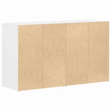 vidaXL Πλαϊνό γραφείο Λευκό 120x36x69cm Επεξεργασμένο Ξύλο 1 τεμ.