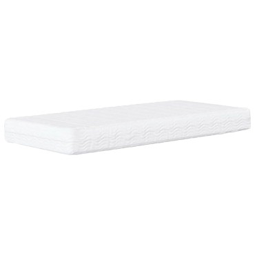 vidaXL Κρεβάτι γωνίας με στρώμα 2 τμχ. Ροζ 80 x 200 cm Βελούδο
