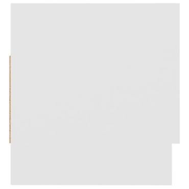 vidaXL Ντουλάπα Λευκή 70x32,5x35cm από Επεξ. Ξύλο 1 τεμ.