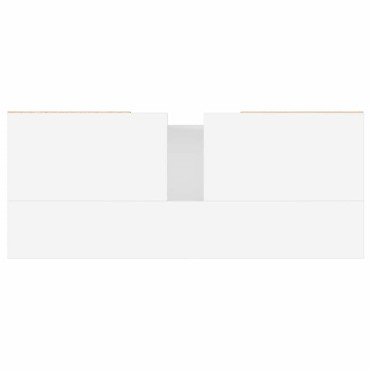 vidaXL Ντουλάπι Μπάνιου Λευκό 80x33x60cm Επεξεργασμένο Ξύλο