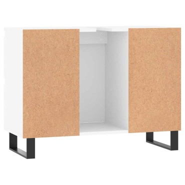 vidaXL Ντουλάπι Μπάνιου Λευκό 80x33x60cm Επεξεργασμένο Ξύλο 1 τεμ.