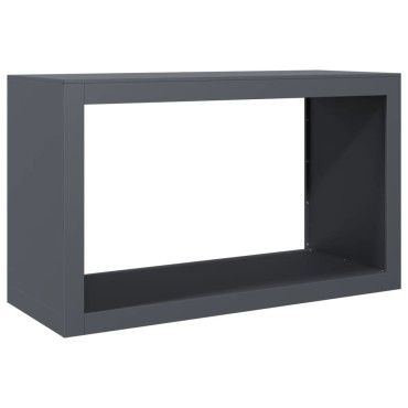 vidaXL Ράφι Καυσόξυλων Ανθρακί 100x40x60 εκ. Ατσάλινο