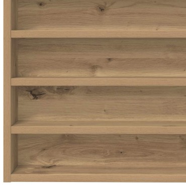 vidaXL Βιτρίνα Επιτοίχιο Artisan Oak 100x8,5x50cm
