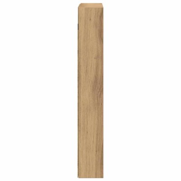 vidaXL Βιτρίνα Επιτοίχιο Artisan Oak 60x8,5x58 εκ