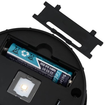vidaXL Ηλιακό LED Φως Δρόμου 2 τμχ. Θερμό λευκό 18 x 18 x 50 εκ.