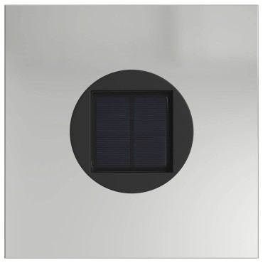 vidaXL Ηλιακό LED Φως Δρόμου 2 τμχ. Θερμό λευκό 18 x 18 x 50 εκ.
