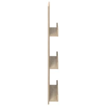 vidaXL Ράφι Περιοδικών Δρύς Sonoma 51x11x102cm Επεξεργασμένο Ξύλο 1 τεμ.