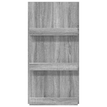 vidaXL Ράφι Περιοδικών με ράφι Γκρίζο Σονομα 51x11x102 εκ 1 τεμ.