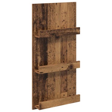 vidaXL Ράφι Περιοδικών Παλιό ξύλο 51x11x102cm Επεξεργασμένο Ξύλο 1 τεμ.