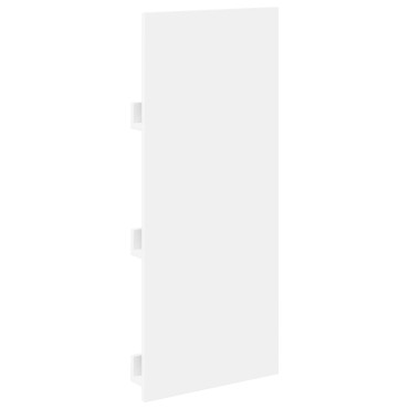 vidaXL Ράφι Περιοδικών Λευκό 43x11x102cm Επεξεργασμένο Ξύλο 1 τεμ.